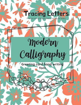 Modern Calligraphy Greeting card hand writing font: Practice writing the alphabet by tracing the letters - Adisak Mapho