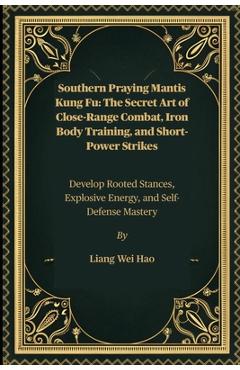 Poza produsului Southern Praying Mantis Kung Fu: The Secret Art of Close-Range Combat, Iron Body Training, and Short-Power Strikes: Develop Rooted Stances, Explosive - Liang Wei Hao