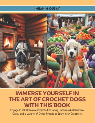 Immerse Yourself in the Art of Crochet Dogs with this Book: Engage in 10 Whimsical Projects Featuring Dachshund, Dalmatian, Corgi, and a Variety of Ot - Imran M. Qusay
