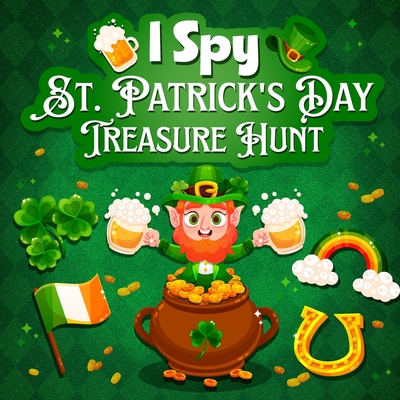 I Spy: St. Patrick's Day Treasure Hunt: Childrens Book - Eva Browne