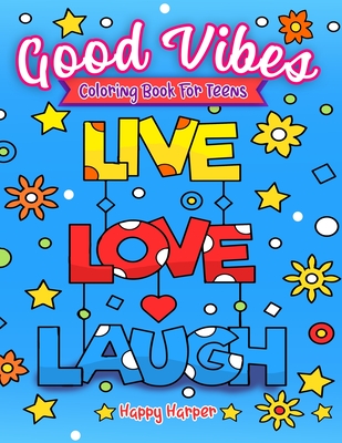 Good Vibes Coloring Book - Harper Hall
