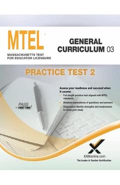 Coperta cărții 'MTEL General Curriculum 03 Practice Test 2 - Sharon A. Wynne'
