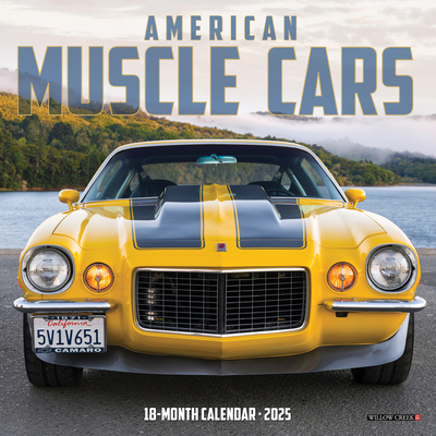 American Muscle Cars 2026 7 X 7 Mini Wall Calendar -