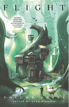 Coperta cărții 'Flight Volume Three - Kazu Kibuishi'