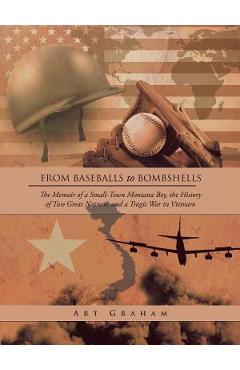Coperta cărții 'From Baseballs to Bombshells: The Memoir of a Small-Town Montana Boy, the History of Two Great Nations, and a Tragic'