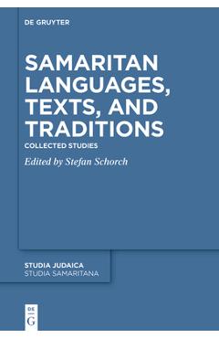 Coperta cărții 'Samaritan Languages, Texts, and Traditions: Collected Studies - Stefan Schorch'