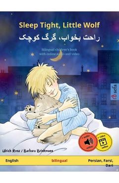 Coperta cărții 'Sleep Tight, Little Wolf - راحت بخواب، گرگ کوچک - Ulrich Renz'
