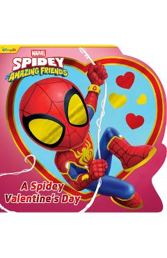 Coperta cărții 'Spidey and His Amazing Friends: A Spidey Valentine's Day - Steve Behling'