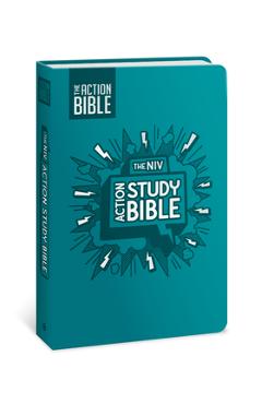 Poza produsului The NIV Action Study Bible, Leathersoft, Aqua, Full Color - 