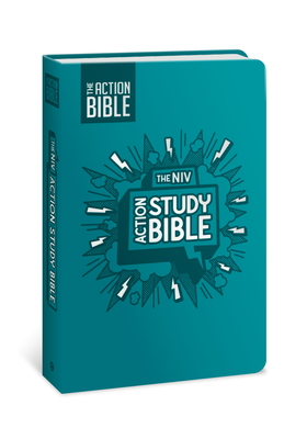 The NIV Action Study Bible, Leathersoft, Aqua, Full Color -