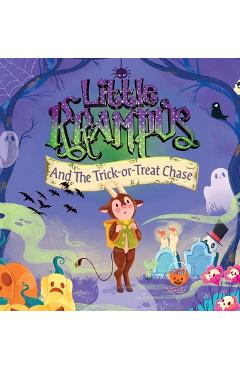 Coperta cărții 'Little Krampus And The Trick-Or-Treat Chase - Killian S. Wolf'