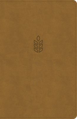 CSB Personal Size Giant Print Bible, Camel Suedesoft Leathertouch, Indexed - 