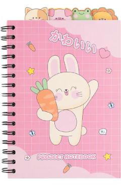 Imaginea produsului 'Caiet A5 cu spirală: Kawaii'