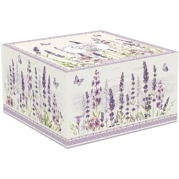 Set cana portelan cu farfurioara: Lavanda