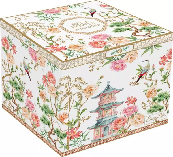Set 3 boluri portelan: Jardins d'Orient