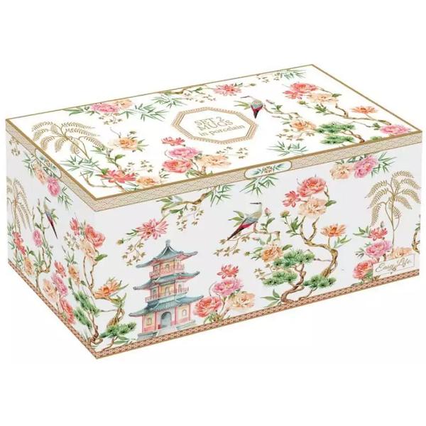 Set 2 cani portelan: Jardins d'Orient