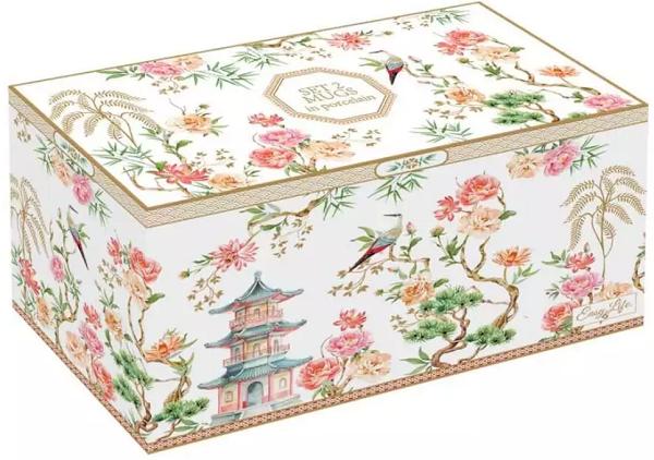 Set 2 cani portelan: Jardins d'Orient