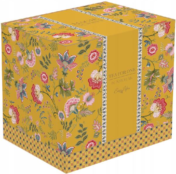 Set pentru ceai 3 piese portelan. Ceainic: Magie d'Orient. Galben