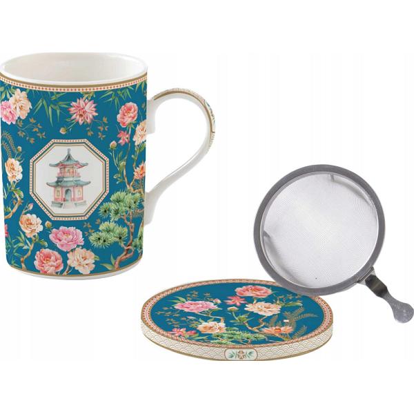 Cana cu sita si capac: Jardins d'Orient. Multicolor
