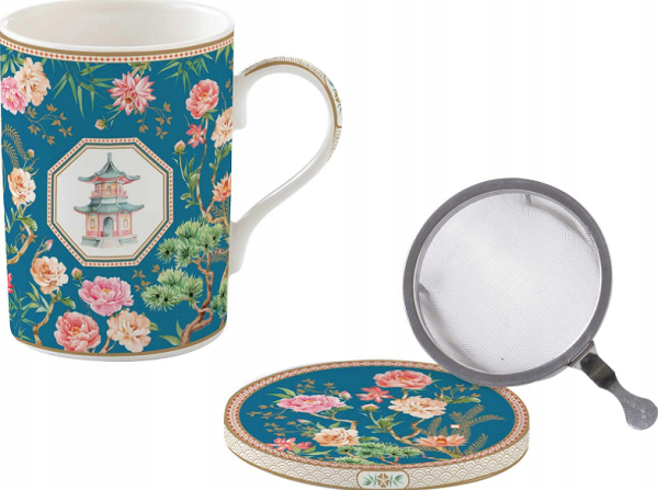 Cana cu sita si capac: Jardins d'Orient. Multicolor