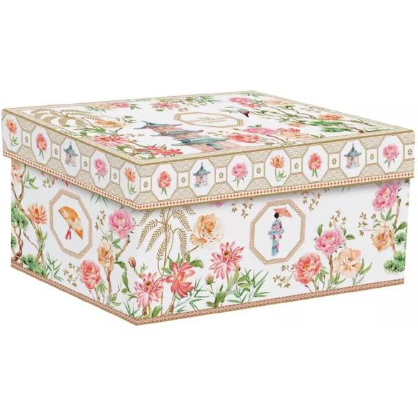 Set ceainic cu infuzor si 2 cesti portelan: Jardins d'Orient