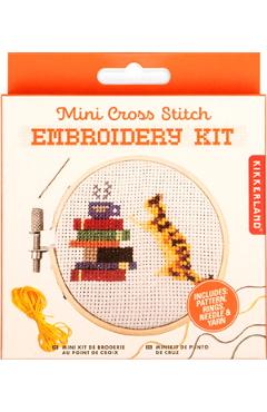 Imaginea produsului 'Mini kit de brodat: Pisica'