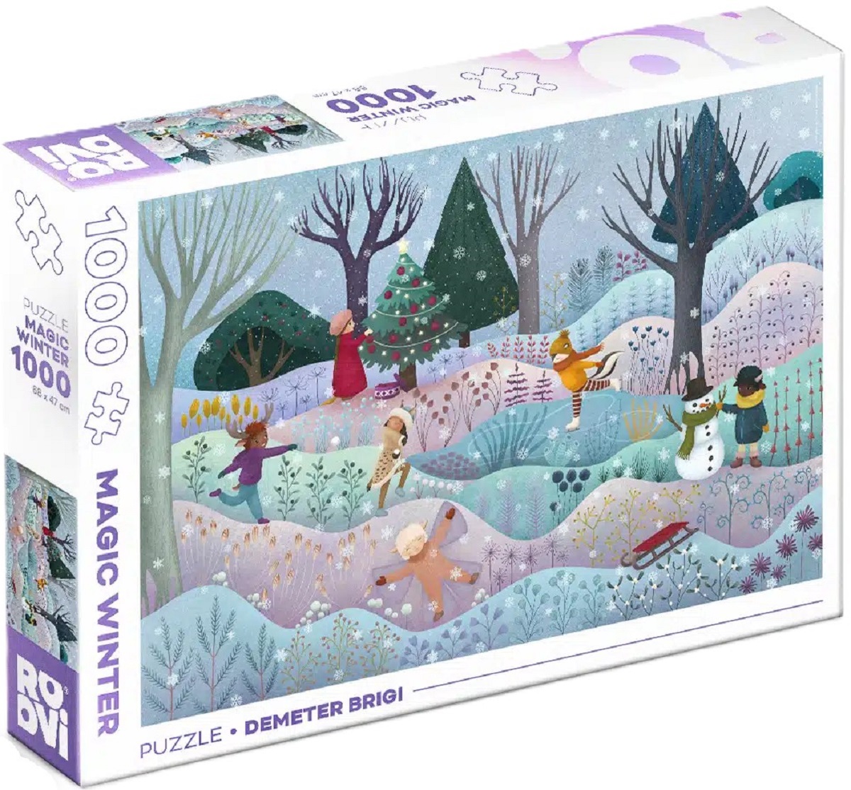 Puzzle 1000: Magic Winter. Demeter Brigi