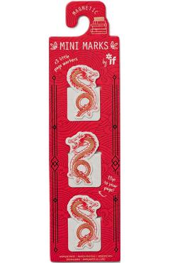 Imaginea produsului 'Set 3 semne de carte magnetice: Warrior Dragon'