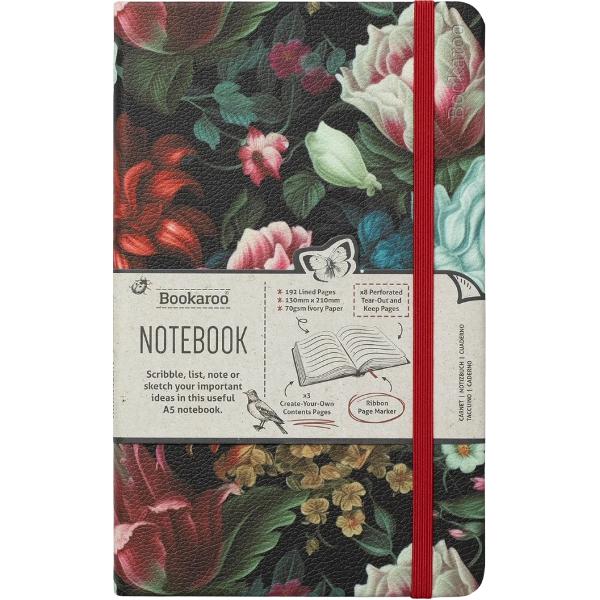 Jurnal Bookaroo. Dark Floral