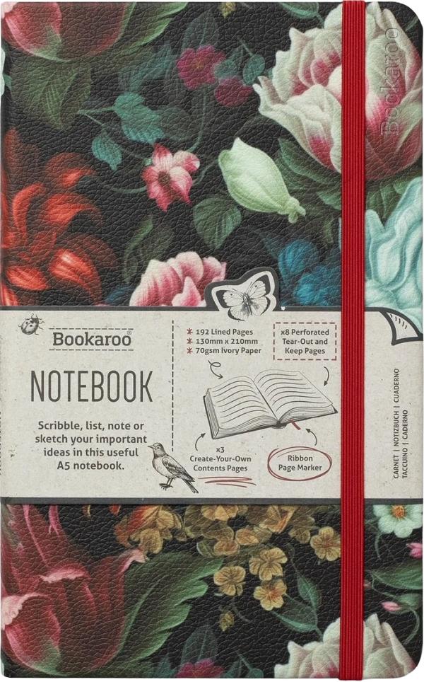 Jurnal Bookaroo. Dark Floral