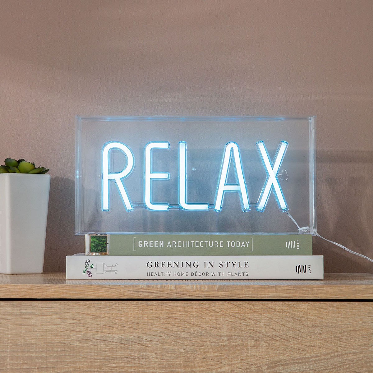 Decoratiune neon: Relax