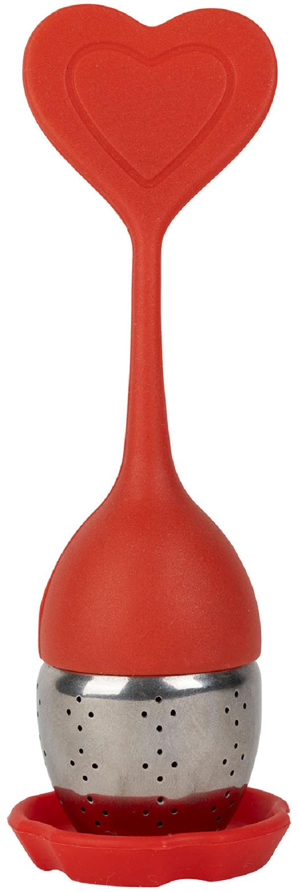 Infuzor pentru ceai: Inima rosie
