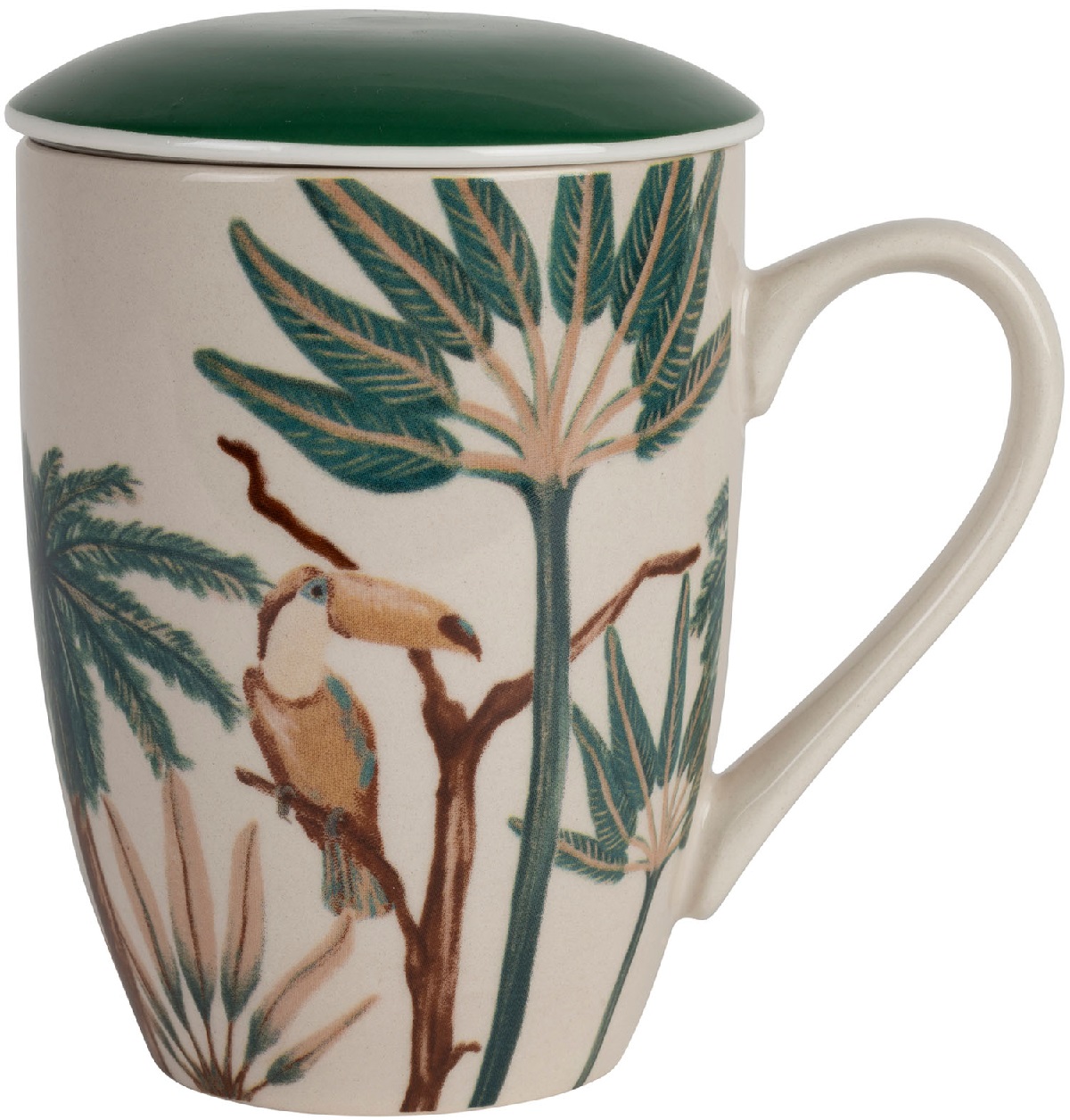 Cana ceramica cu infuzor si capac: Somptua