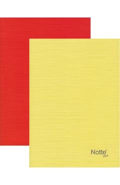 Imaginea produsului 'Set 2 caiete matematică A4 80 file: Roșu, galben'