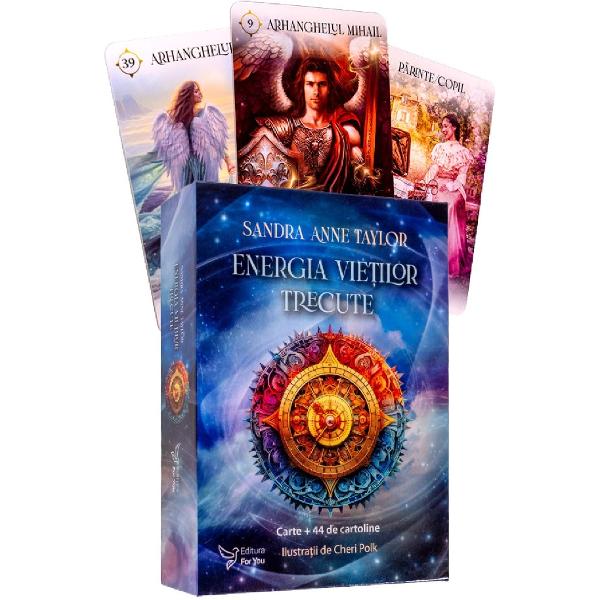 Set: Energia vietilor trecute. Carte + cartoline - Sandra Anne Taylor