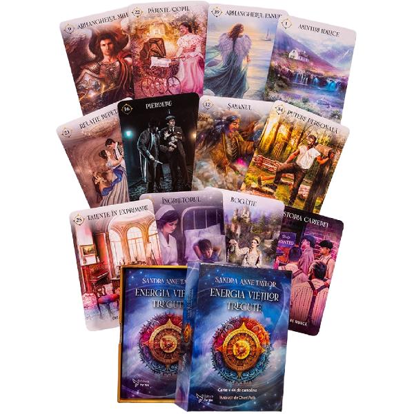 Set: Energia vietilor trecute. Carte + cartoline - Sandra Anne Taylor