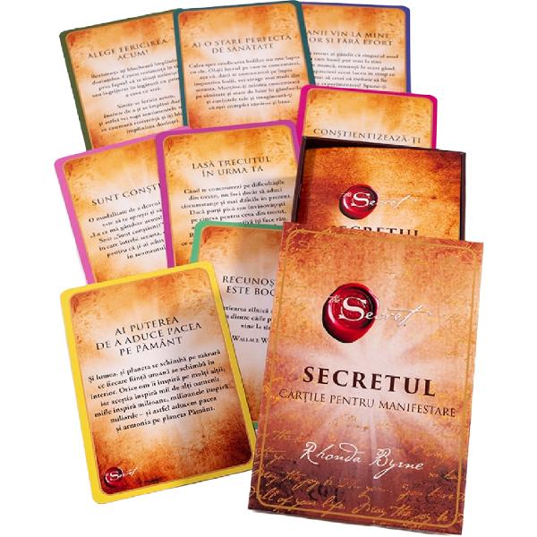 Set: Secretul. Cartile pentru manifestare. Carte + cartoline - Rhonda Byrne