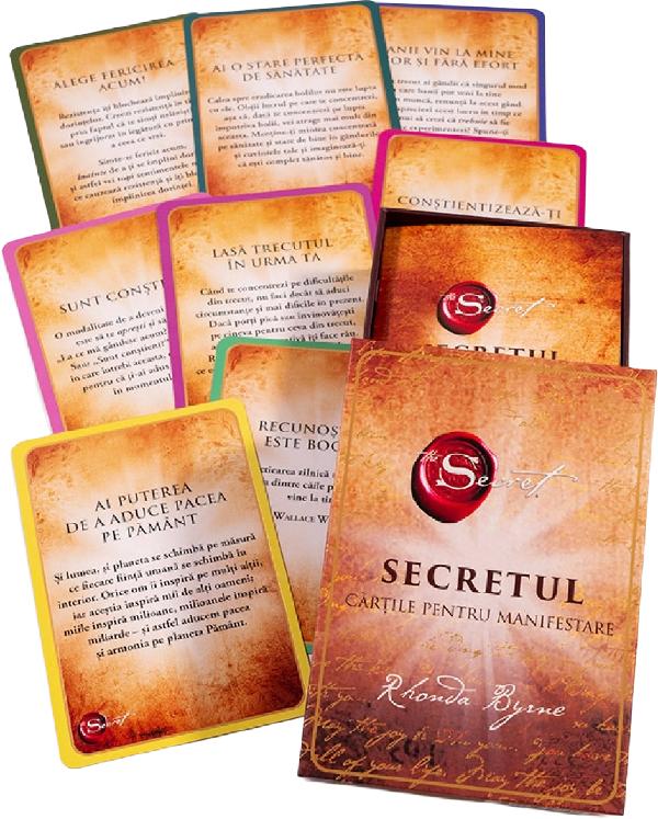 Set: Secretul. Cartile pentru manifestare. Carte + cartoline - Rhonda Byrne
