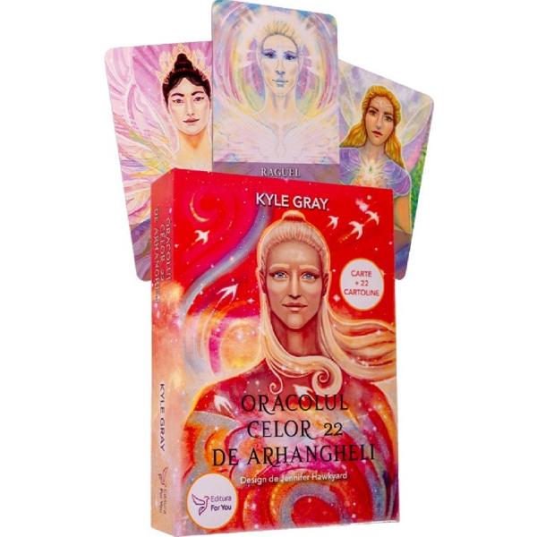 Set: Oracolul celor 22 de Arhangheli. Carte + cartoline - Kyle Gray
