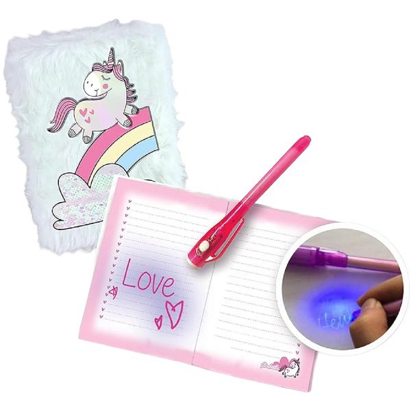 Jurnal secret cu pix si lacat: Girabrilla unicorn