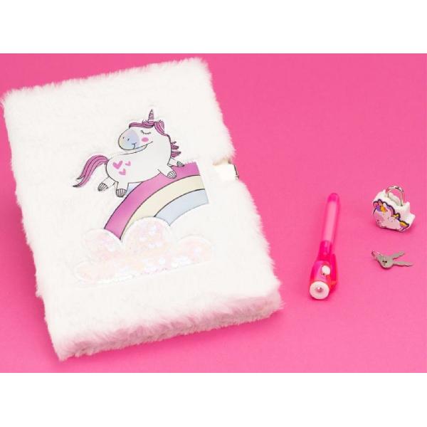 Jurnal secret cu pix si lacat: Girabrilla unicorn
