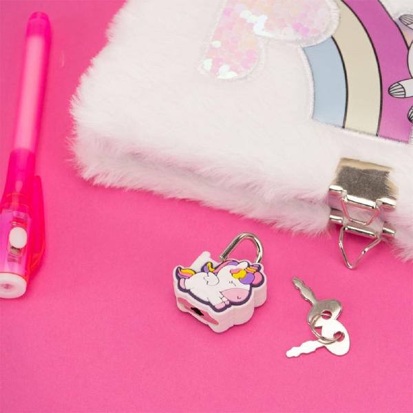Jurnal secret cu pix si lacat: Girabrilla unicorn