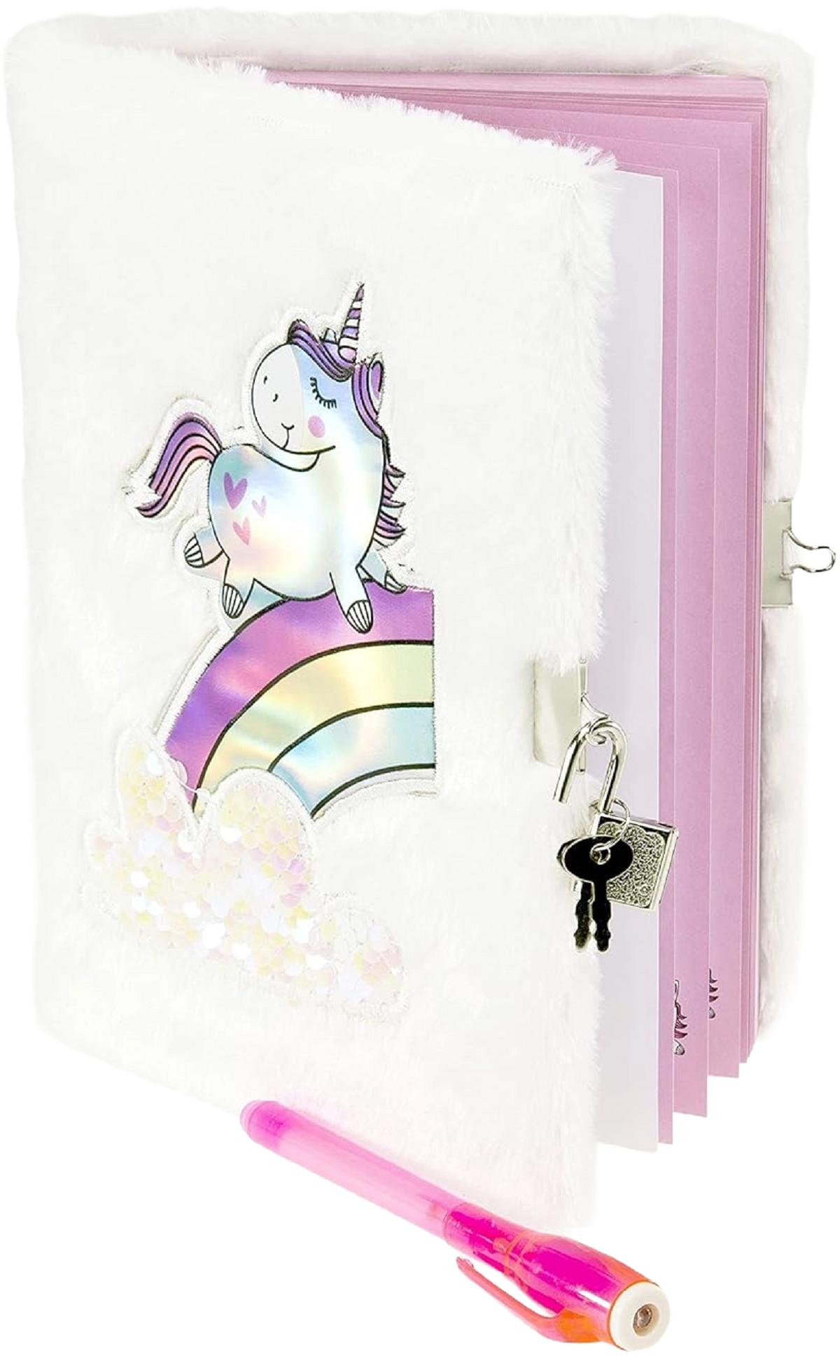 Jurnal secret cu pix si lacat: Girabrilla unicorn