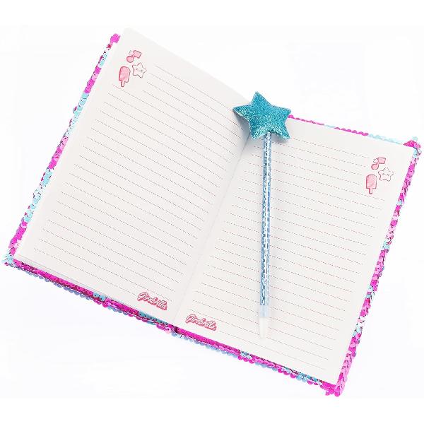 Jurnal secret cu paiete si pix: Girabrilla fashion 