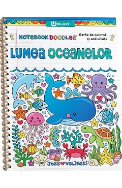 Poza produsului Lumea oceanelor. Carte de colorat si activitati - Jess Volinski