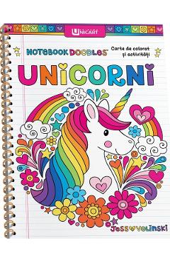 Poza produsului Unicorni. Carte de colorat si activitati - Jess Volinski