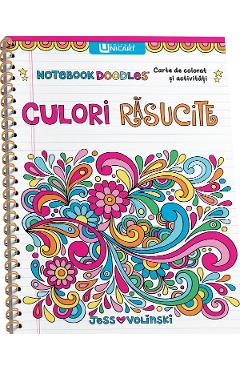 Poza produsului Culori rasucite. Carte de colorat si activitati - Jess Volinski