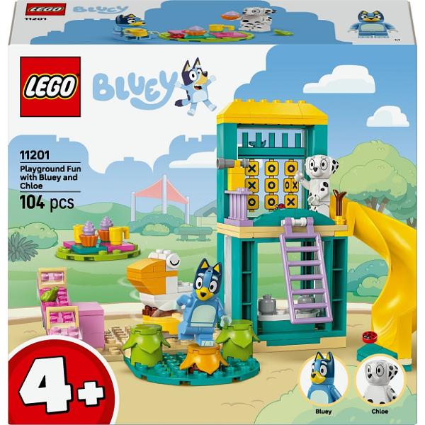 Lego Bluey. Distractie la locul de joaca cu Blue si Chloe