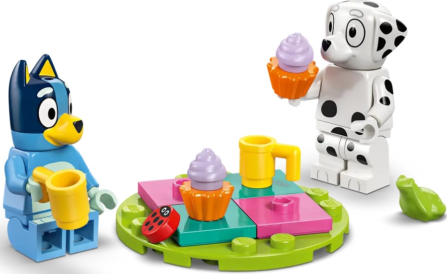 Lego Bluey. Distractie la locul de joaca cu Blue si Chloe