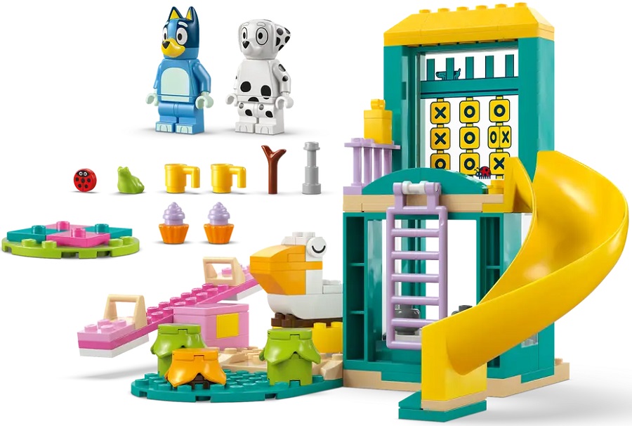 Lego Bluey. Distractie la locul de joaca cu Blue si Chloe